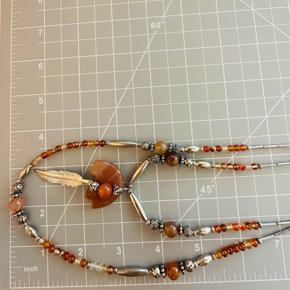 Vintage Totem Bear Southwestern Necklace - Picture 7 of 16